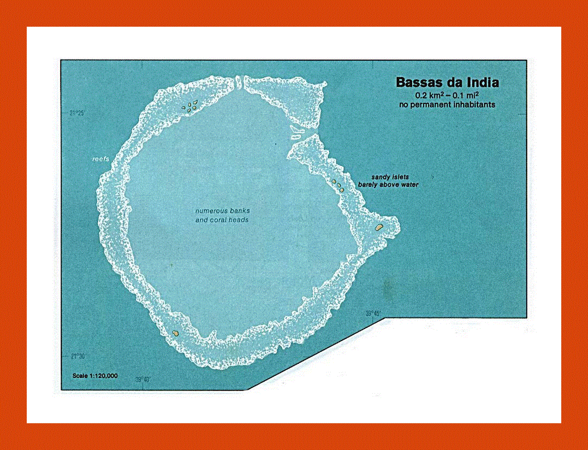 Map of Bassas da India