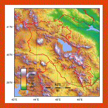 Large detailed tourist map of Armenia, Armenia, Asia, Mapsland