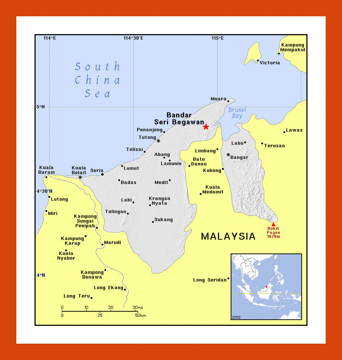 political map of asia 2022