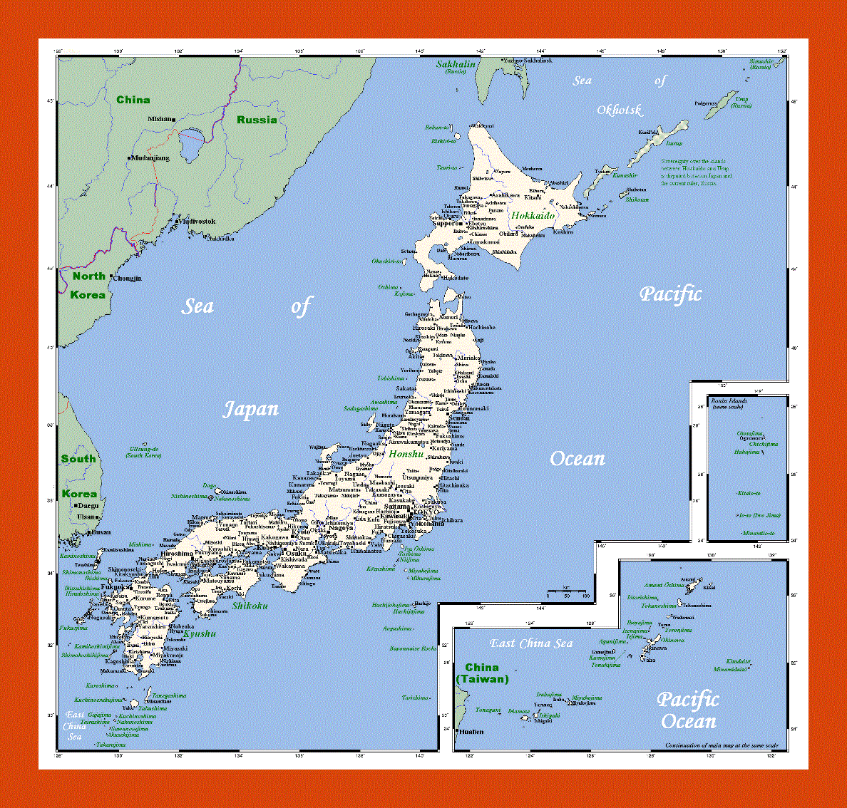 Map of Japan