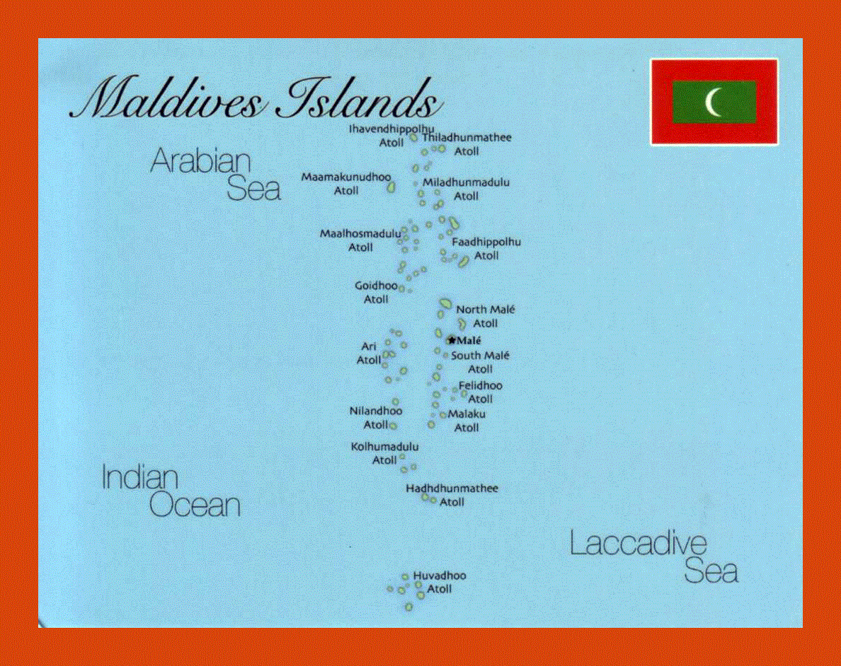 Map of Maldives