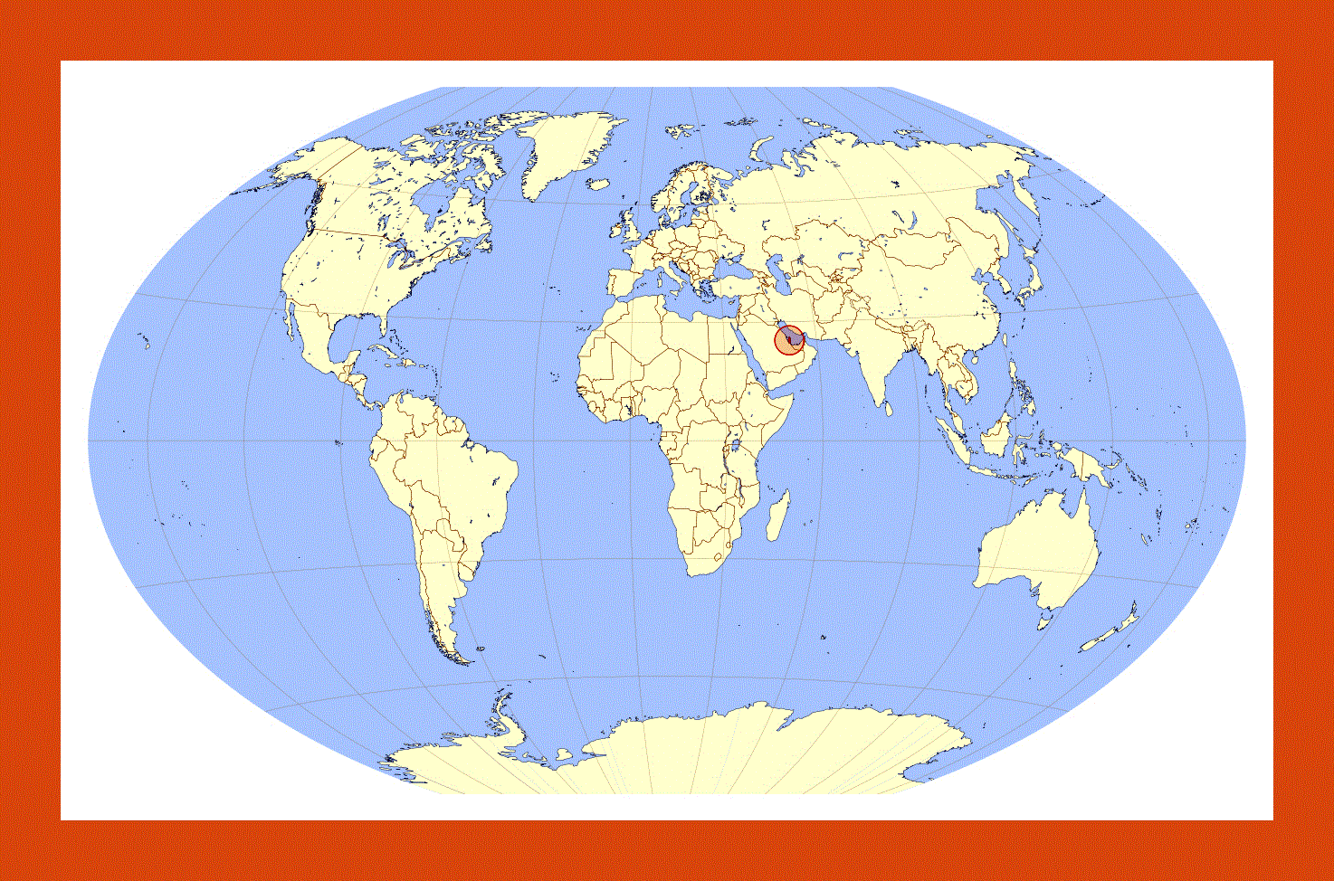 Where Is Qatar Located On The World Map - Allina Madeline