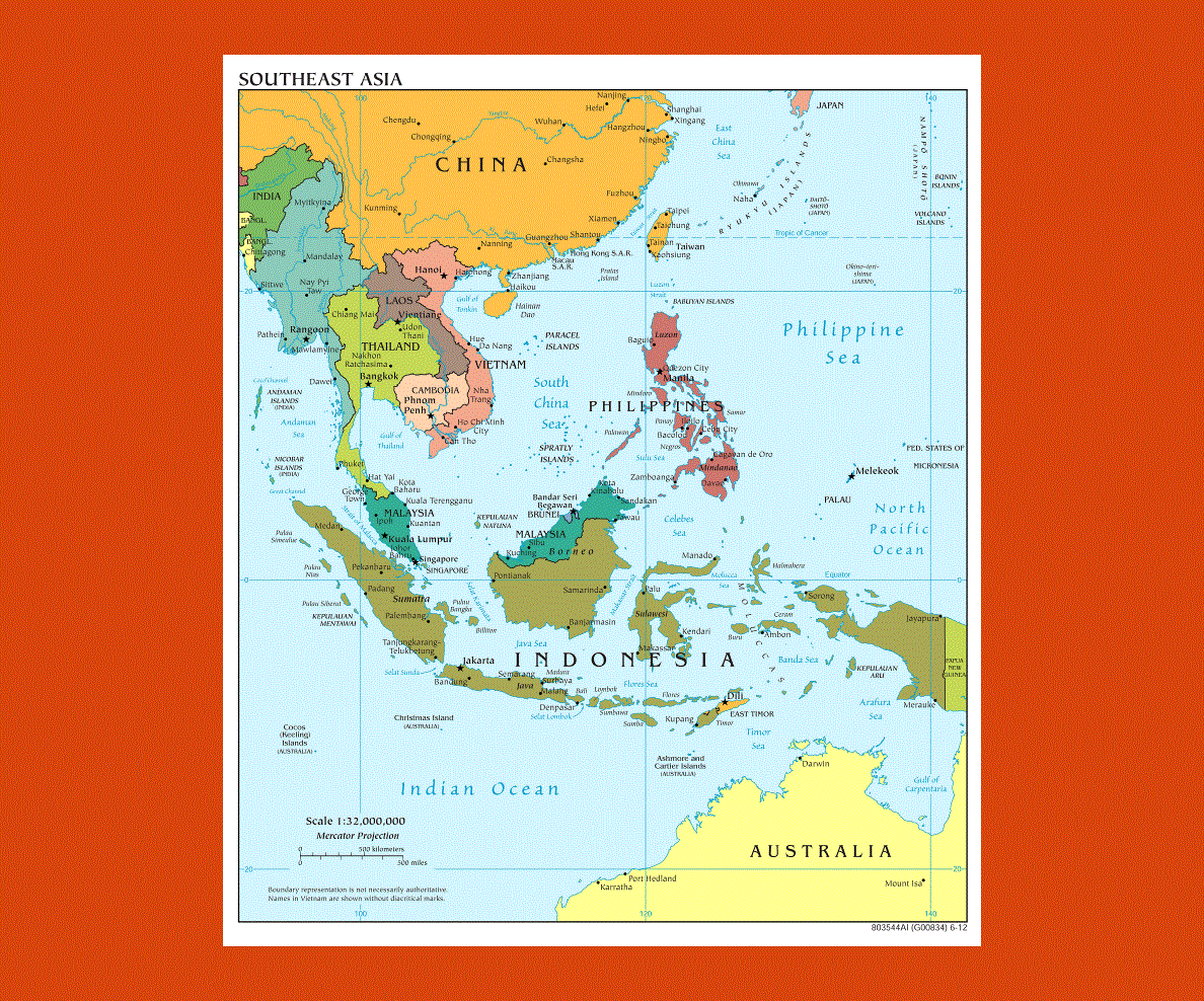 Maps of Southeast Asia (Southeast Asia maps) | Collection of maps of ...