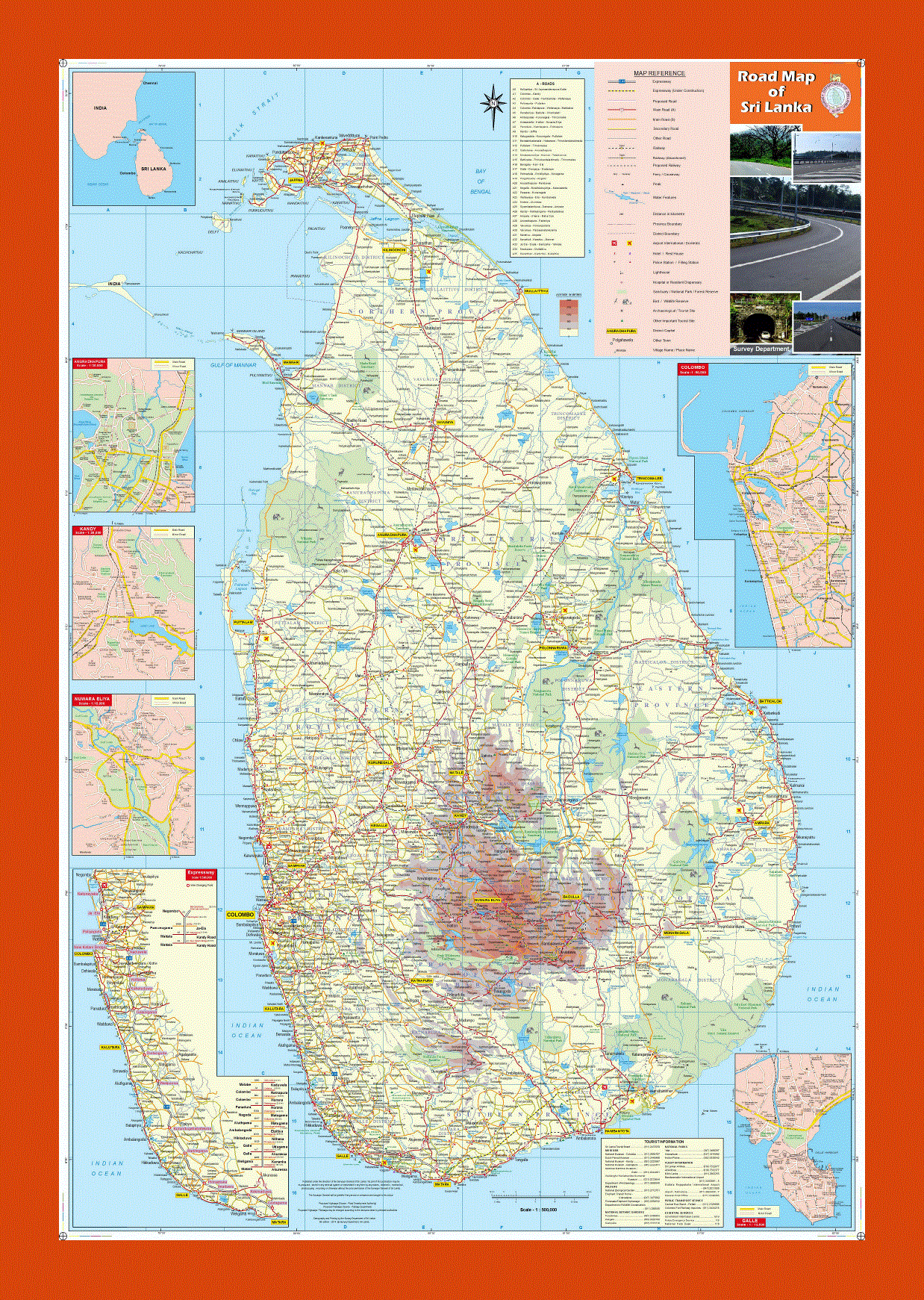 Map of Sri Lanka