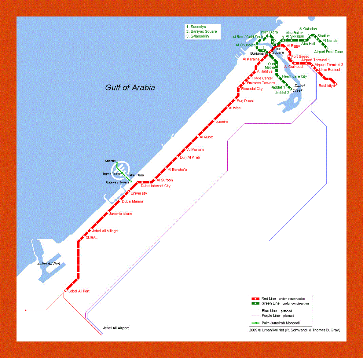 City metro map