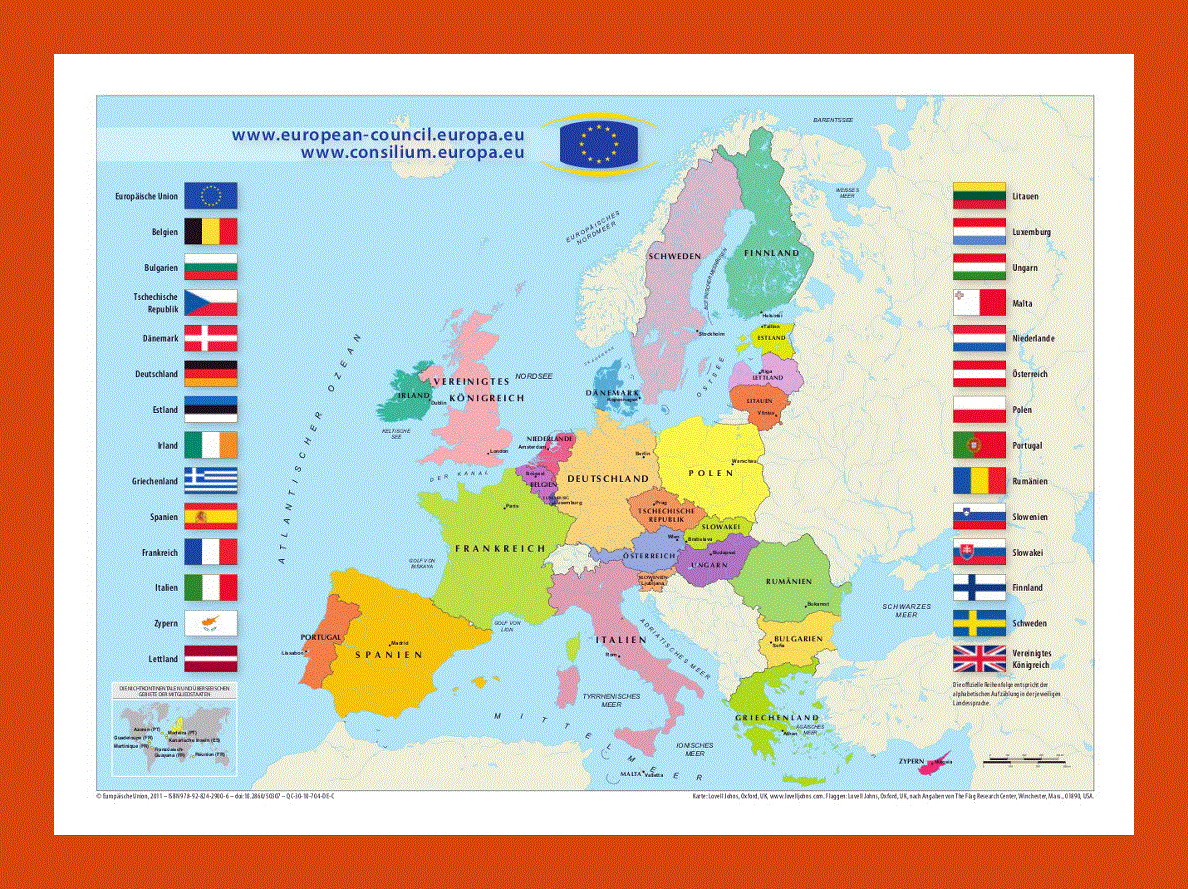 Map of European Union