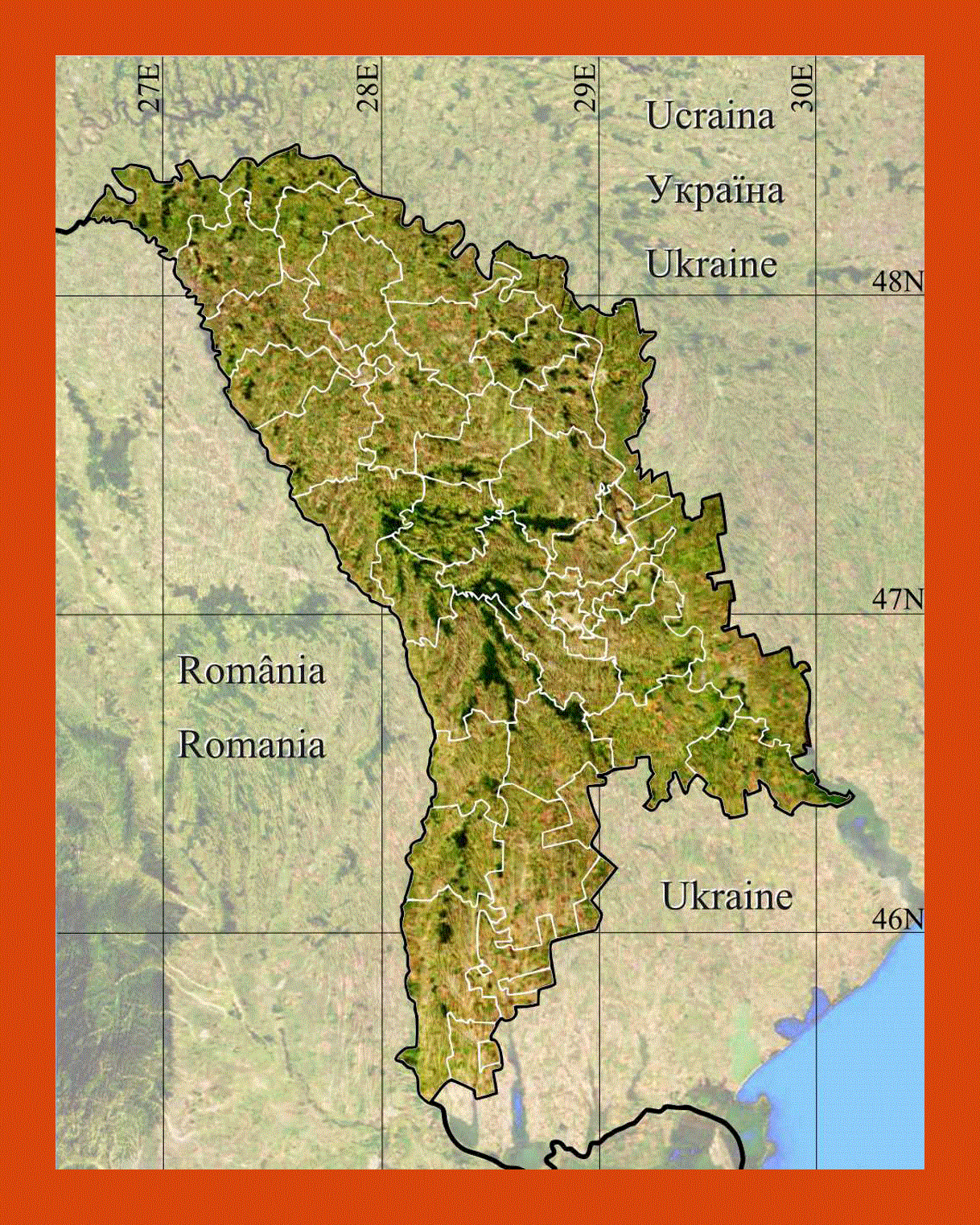 Map of Moldova