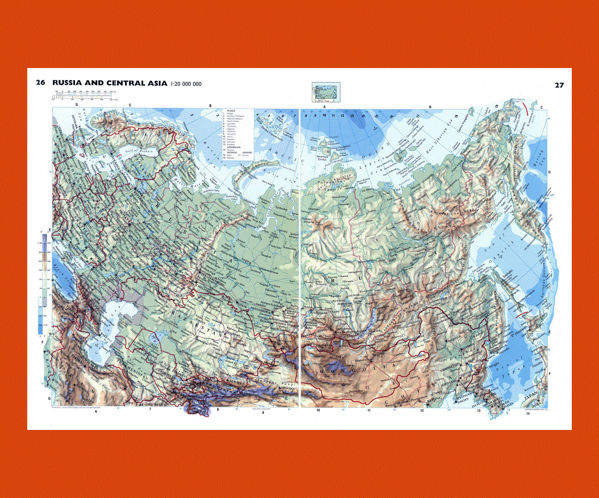 Географическая карта России с горами. Карта России физическая карта. Физическая карта России масштаб 1 20000000. Карта рельефа России. Географические качества россии