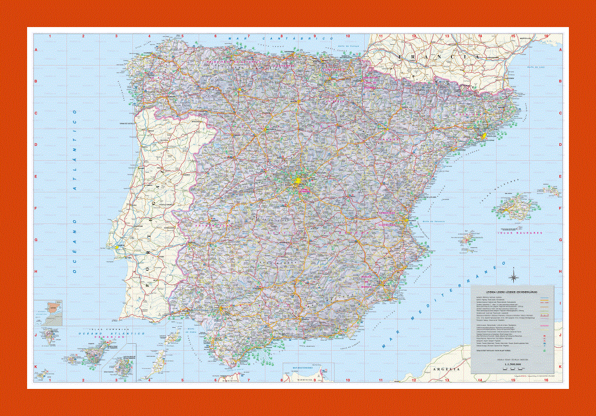 Map of Spain