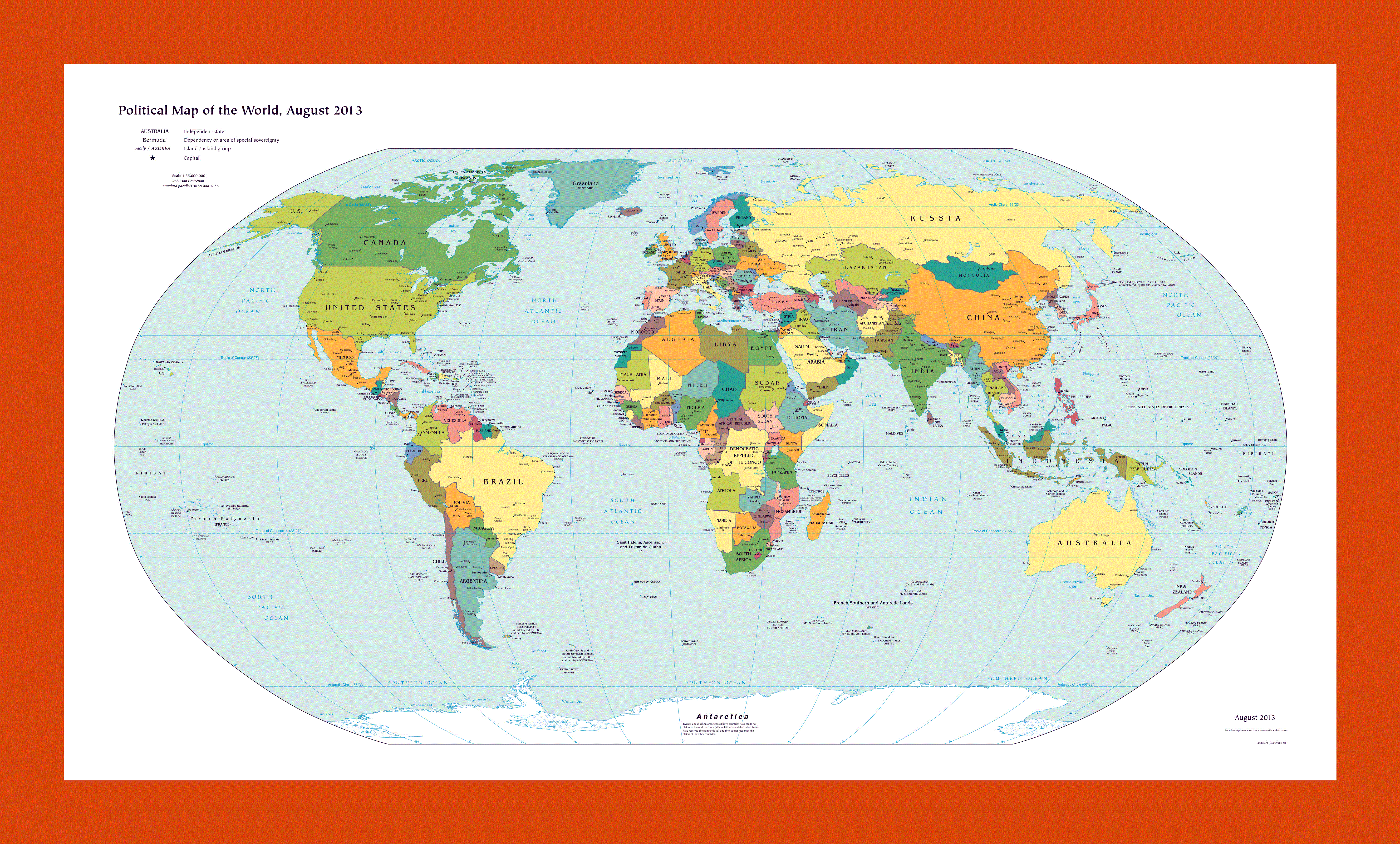 Map Of The World 2025